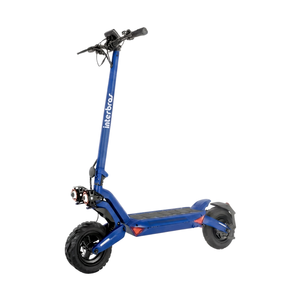 Patinete Elétrico Interbras Cross Pro 500W 48V 12.5Ah - Off-Road, Suspensão Dupla, 45km/h, Pneus 10, IP54 - 2