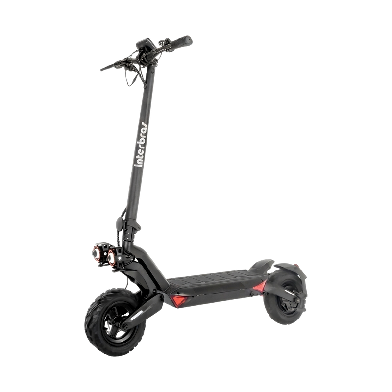 Patinete Elétrico Interbras Cross Pro 500W 48V 12.5Ah - Off-Road, Suspensão Dupla, 45km/h, Pneus 10, IP54