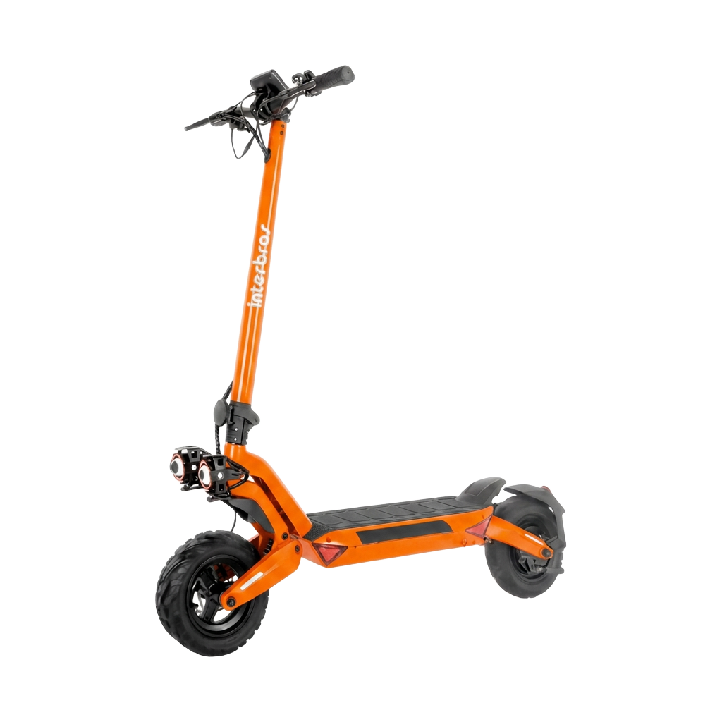 Patinete Elétrico Interbras Cross Pro 500W 48V 12.5Ah - Off-Road, Suspensão Dupla, 45km/h, Pneus 10, IP54 - 5